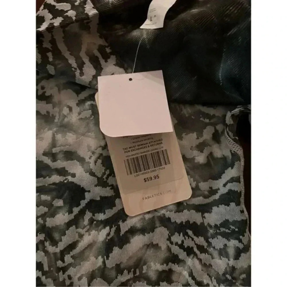 Fabletics High Waisted Seamless Leggings Jacquard Large NWT - Picture 5 of 7